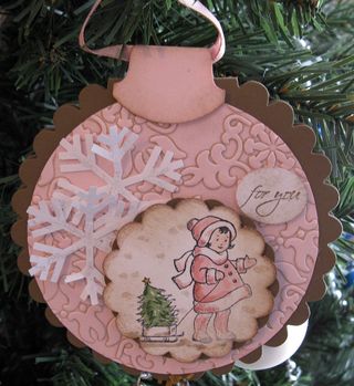 Greeting card ornament Greeting card ornament