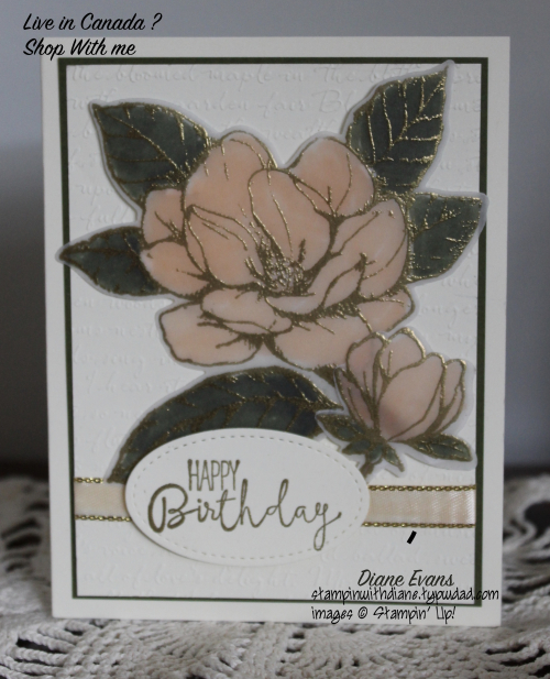 Diane Evans Morning Magnolia Stampin' Up!® Diane Evans Morning Magnolia Stampin' Up!®