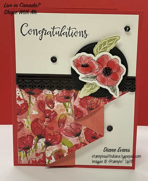 Diane Evans peaceful Poppies Stampin' Up!® Diane Evans peaceful Poppies Stampin' Up!®