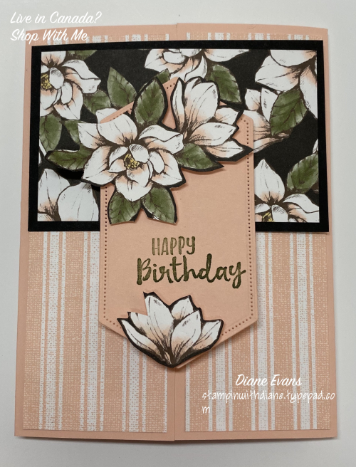 Diane Evans Magnolia Gate Fold Card Stampin' Up!® Diane Evans Magnolia Gate Fold Card Stampin' Up!®
