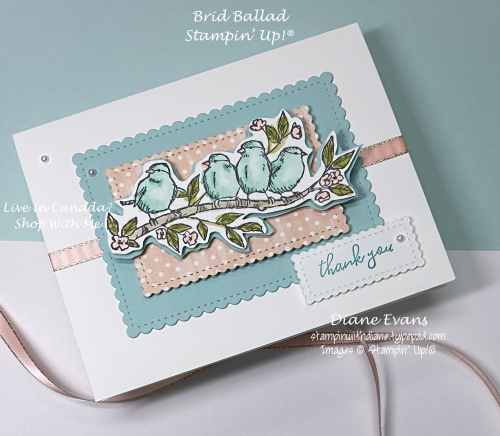 Stampin With Diane Bird Ballad Stampin Up! Stampin With Diane Bird Ballad Stampin Up!