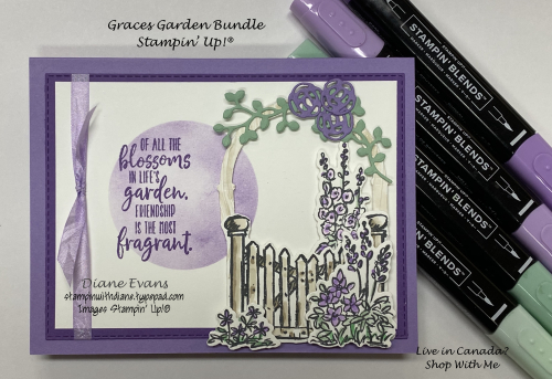 Stampin With Diane Graces Garden Stampin Up!® Stampin With Diane Graces Garden Stampin Up!®