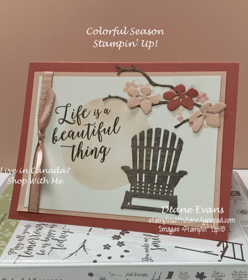 Stampin With Diane Colourful Season Stampin' Up! Stampin With Diane Colourful Season Stampin' Up!
