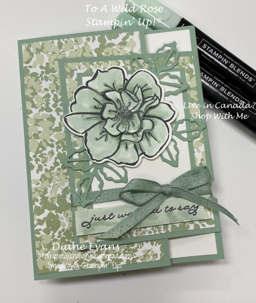 Stampin With Diane Eans To A Wild Rose Stampin' Up! Stampin With Diane Eans To A Wild Rose Stampin' Up!