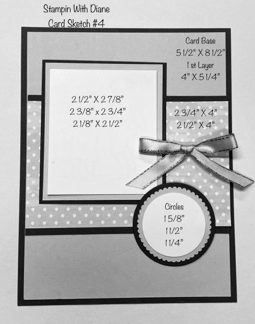 Stampin With Diane Card Sketch #4jpeg Stampin With Diane Card Sketch #4jpeg