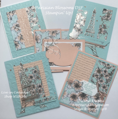 Stampin With Diane parisian Blossoms DSP SU