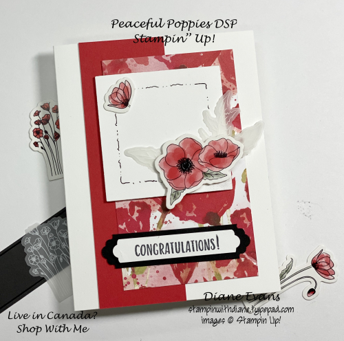 StampinWith Diane Peaceful Poppies SU StampinWith Diane Peaceful Poppies SU