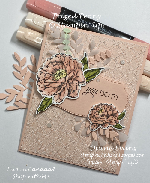 Stampin With Diane Prized Peony 2 Stampin With Diane Prized Peony 2