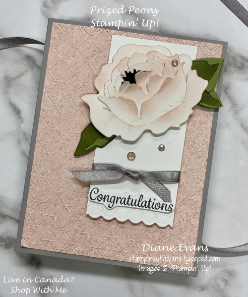 Stampin With Diane Prized Peony SU1 Stampin With Diane Prized Peony SU1
