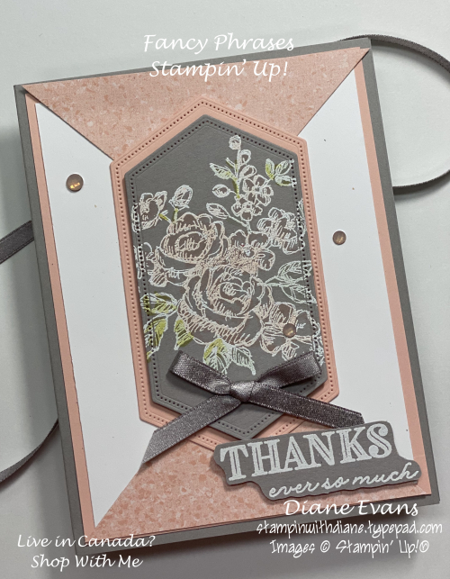 Stampin With Diane Evans Fancy Phrases Su