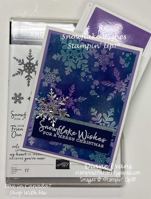 Stampin With Diane Evans Snowflake Josephcoat Stampin With Diane Evans Snowflake Josephcoat
