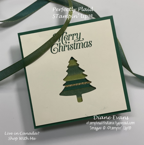 Stampin With Diane Evans Perfectly Plaid Ribbon Stampin With Diane Evans Perfectly Plaid Ribbon