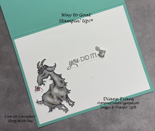 Stampin With Diane Evans Way to Goat SU2 Stampin With Diane Evans Way to Goat SU2