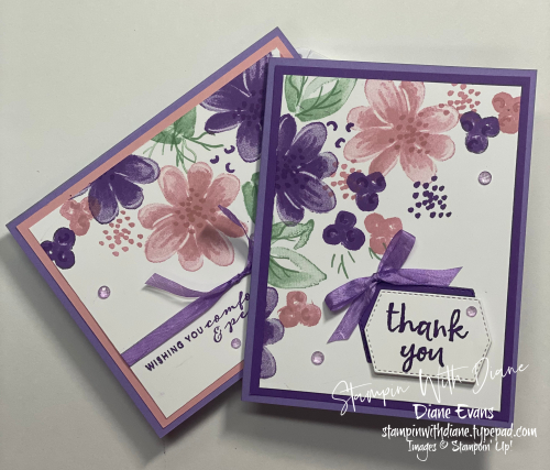 Stampin With Diane Evans Gorgeous Posies