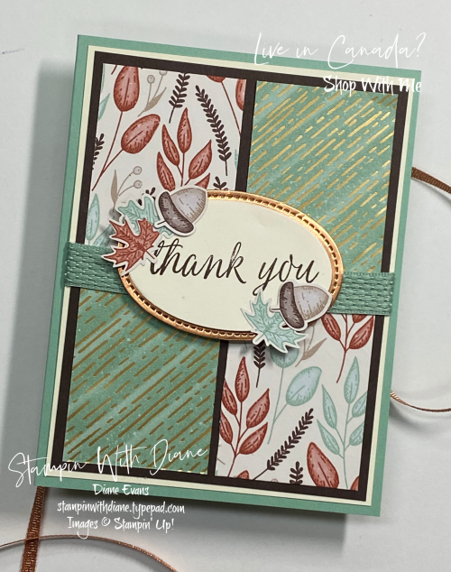 Stampin With Diane Evans Gilded Autumn SU 1 Stampin With Diane Evans Gilded Autumn SU 1