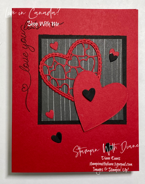 Be Mine Stampin With Diane Evans