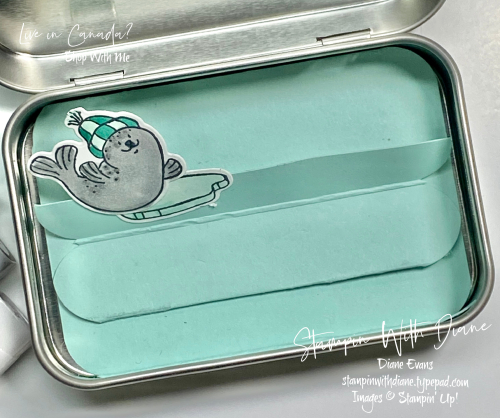 Stampin With Diane Evans Freezin Friends Inside