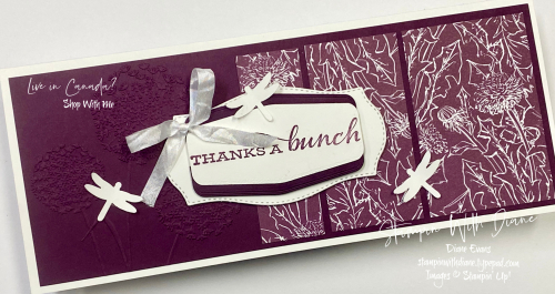 Dandy Garden SU Slimline Stampin With Diane Evans 2 Dandy Garden SU Slimline Stampin With Diane Evans 2