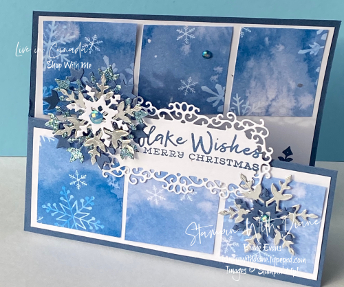 Snowflake Wishes SU Stampin With Diane Evans Snowflake Wishes SU Stampin With Diane Evans