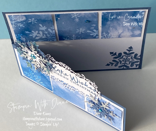 Snowflake Wishes SU Stampin With Diane Evans 3 Snowflake Wishes SU Stampin With Diane Evans 3