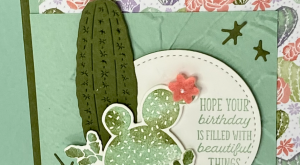 FloweringCatctus SU Stampin With Diane Evans