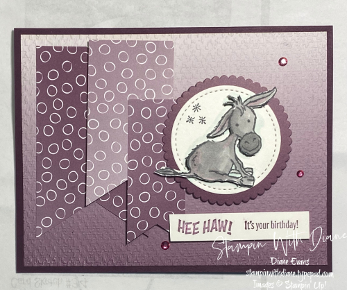 Darling Donkeys SU Stampin With Diane Evans Darling Donkeys SU Stampin With Diane Evans