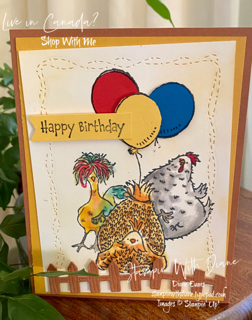 Hey Birthday Chick Stampin' Up Stampin With Diane Evans 2 Hey Birthday Chick Stampin' Up Stampin With Diane Evans 2