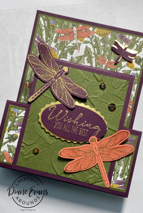 Dragonfly Wishes Stampin' Up Stampin With Diane Evans 5 Dragonfly Wishes Stampin' Up Stampin With Diane Evans 5