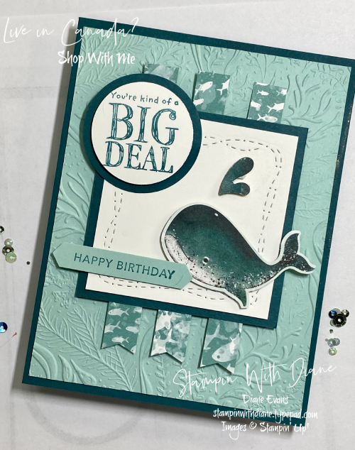 Whale Done by Stampin' Up! Stampin With Diane Evans