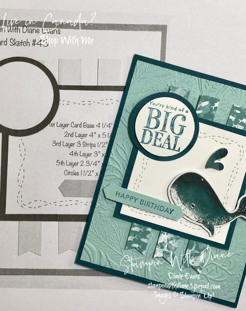 Whale Done Stampin Up! Stampin With Diane Evans