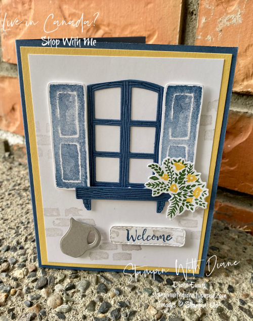Welcoming Window Stampin' Up! Stampin With Diane Evans Welcoming Window Stampin' Up! Stampin With Diane Evans