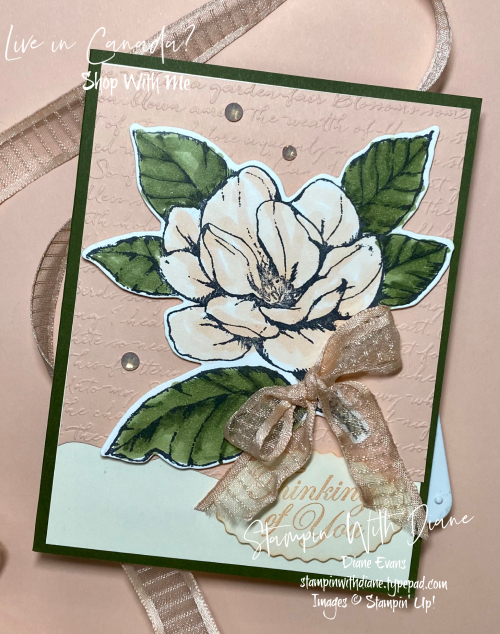 Good Morning magnolia Stampin Up Stampin With Diane Evans Good Morning magnolia Stampin Up Stampin With Diane Evans