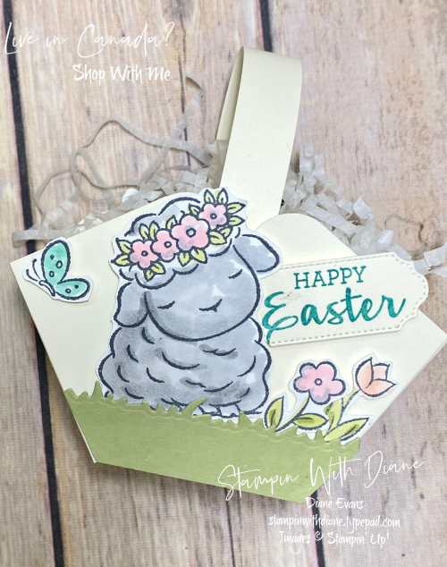 Springtime Joy Stampin' Up! basket Stampin With Diane Evans Springtime Joy Stampin' Up! basket Stampin With Diane Evans