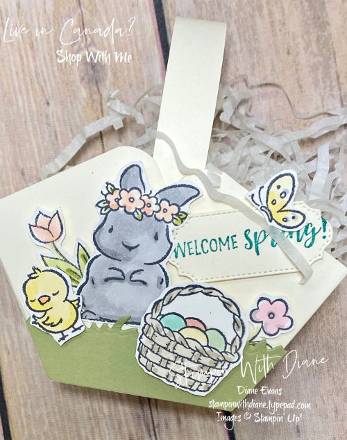 Springtime Joy Stampin Up basket Stampin With Diane Evans Springtime Joy Stampin Up basket Stampin With Diane Evans
