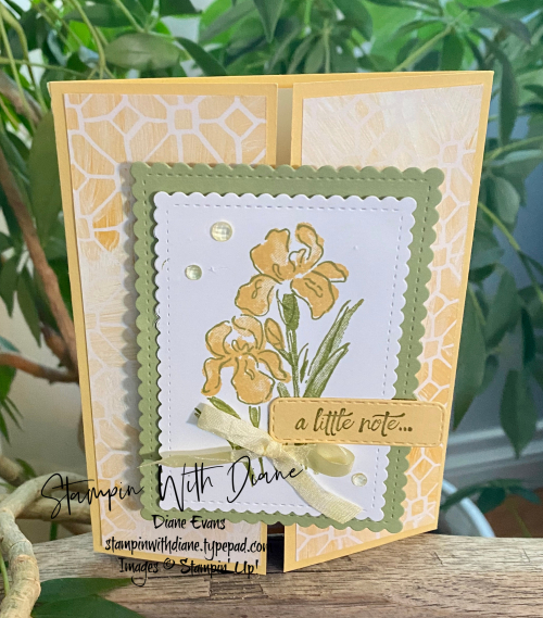 Inspiring Iris Stampin' Up! Stampin With Diane Evans Inspiring Iris Stampin' Up! Stampin With Diane Evans