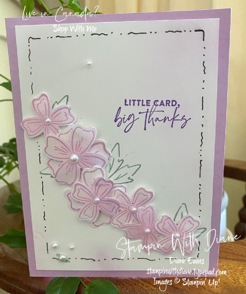 Flowers of Friendship Stampin' Up! Stampin With Diane Evans Flowers of Friendship Stampin' Up! Stampin With Diane Evans