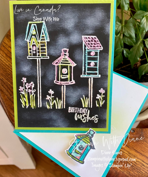 Garden Birdhouse Stampin' Up! Sampin With Diane Evans