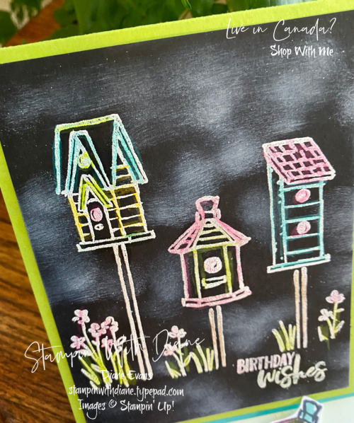 Garden Birdhouses Stampin Up Stampin With Diane Evans