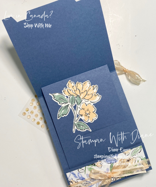 Hand Penned Stampin' up! GC Stampin With Diane Evans