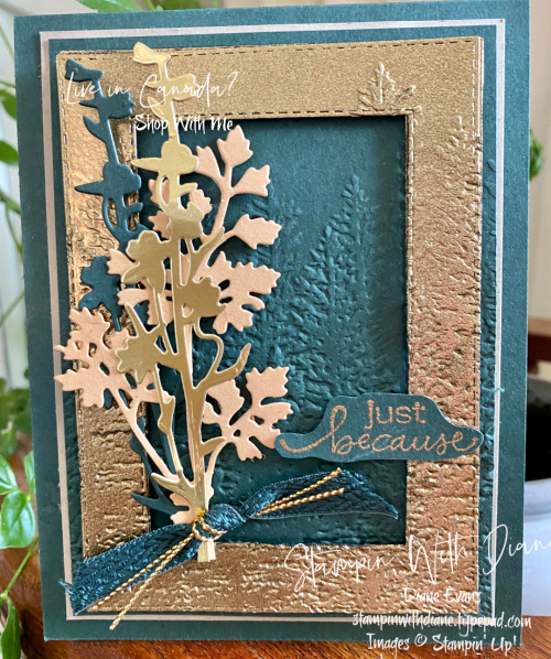 Double Emsossing Technique Stampin' Up! Stampin With  Diane Evans