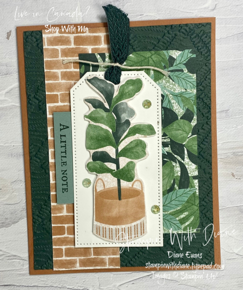 Plentiful Plants Stampin Up Stampin With Diane Evans CS Plentiful Plants Stampin Up Stampin With Diane Evans CS