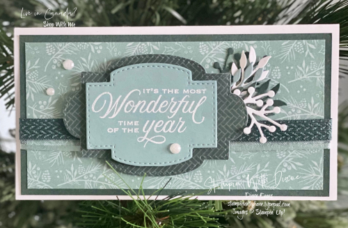 Tidings and trimmings Stampin' Up!® Stampin With Diane Evans
