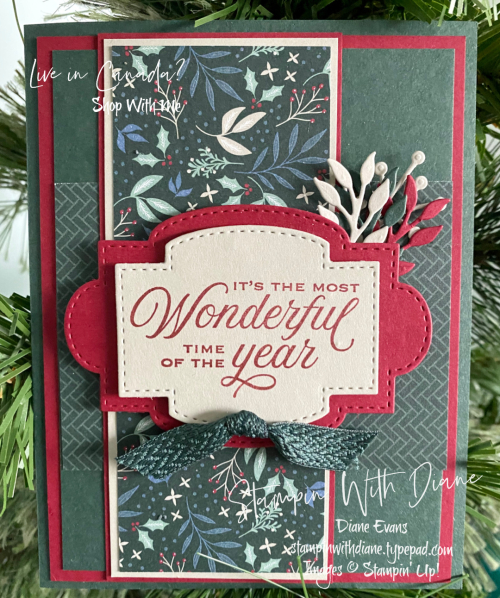 Tidings and Trimmings Stampin' Up! Stampin With diane Evans Tidings and Trimmings Stampin' Up! Stampin With diane Evans