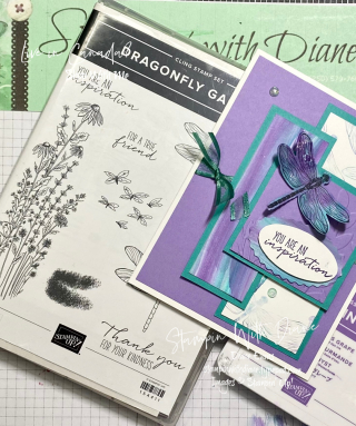Dragonfly Gardens  Stampin With Diane Evans