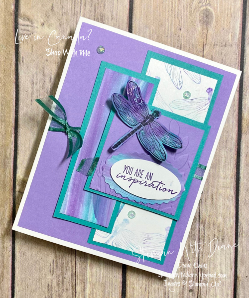 Dragonfly Garden Stampin Up! Stampin With Diane Evans