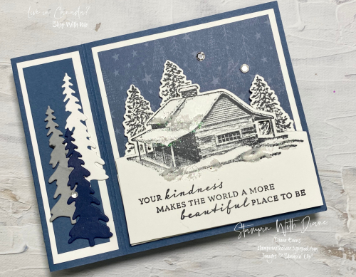 Peaceful Cabin misty Stampin up!