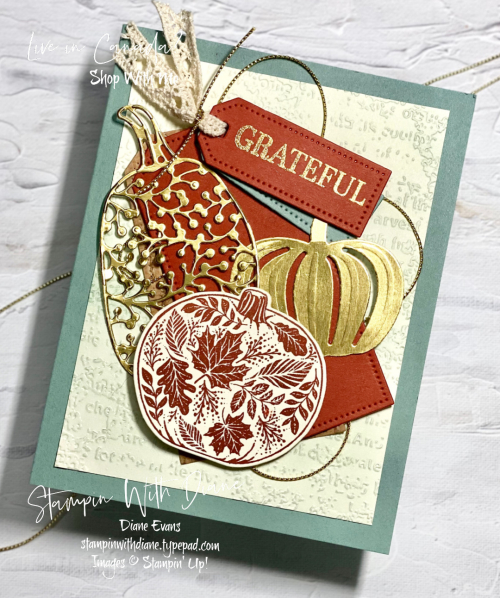 Pretty Pumpkins Stampin' Up card Pretty Pumpkins Stampin' Up card