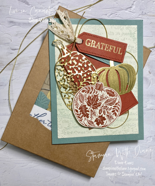 Pretty Pumpkins Atampin Up card box Pretty Pumpkins Atampin Up card box