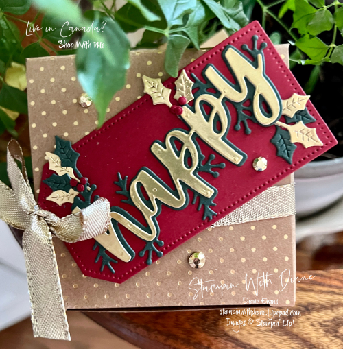Christmas Cheer Stampin' Up Stampin With Diane 