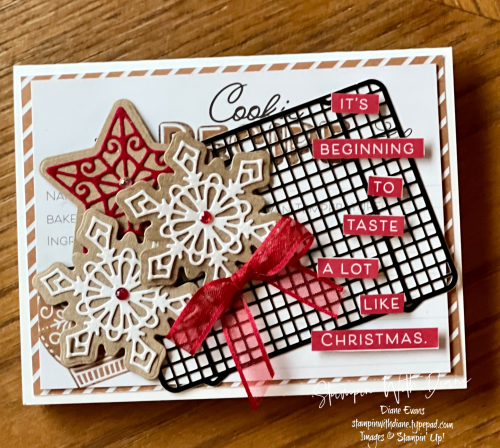 Gingerbread & Peppermint M& M Stampin Up Stampin With Diane Evans Gingerbread & Peppermint M& M Stampin Up Stampin With Diane Evans